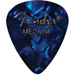 FENDER - Médiators en celluloïd moyen - Blue Moto - ensemble de 12 pick